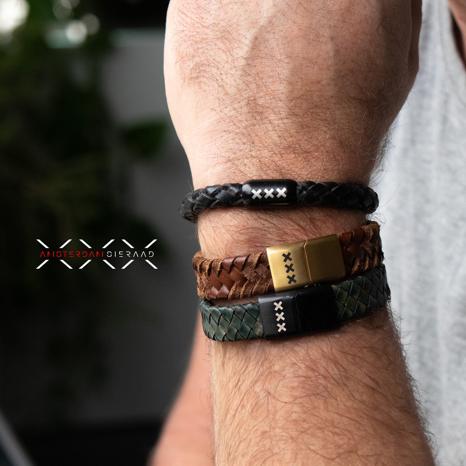 Amsterdam Sieraad - Leather Bracelets