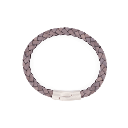 AMSTERDAM SIERAAD - Bracelet Leather Gray