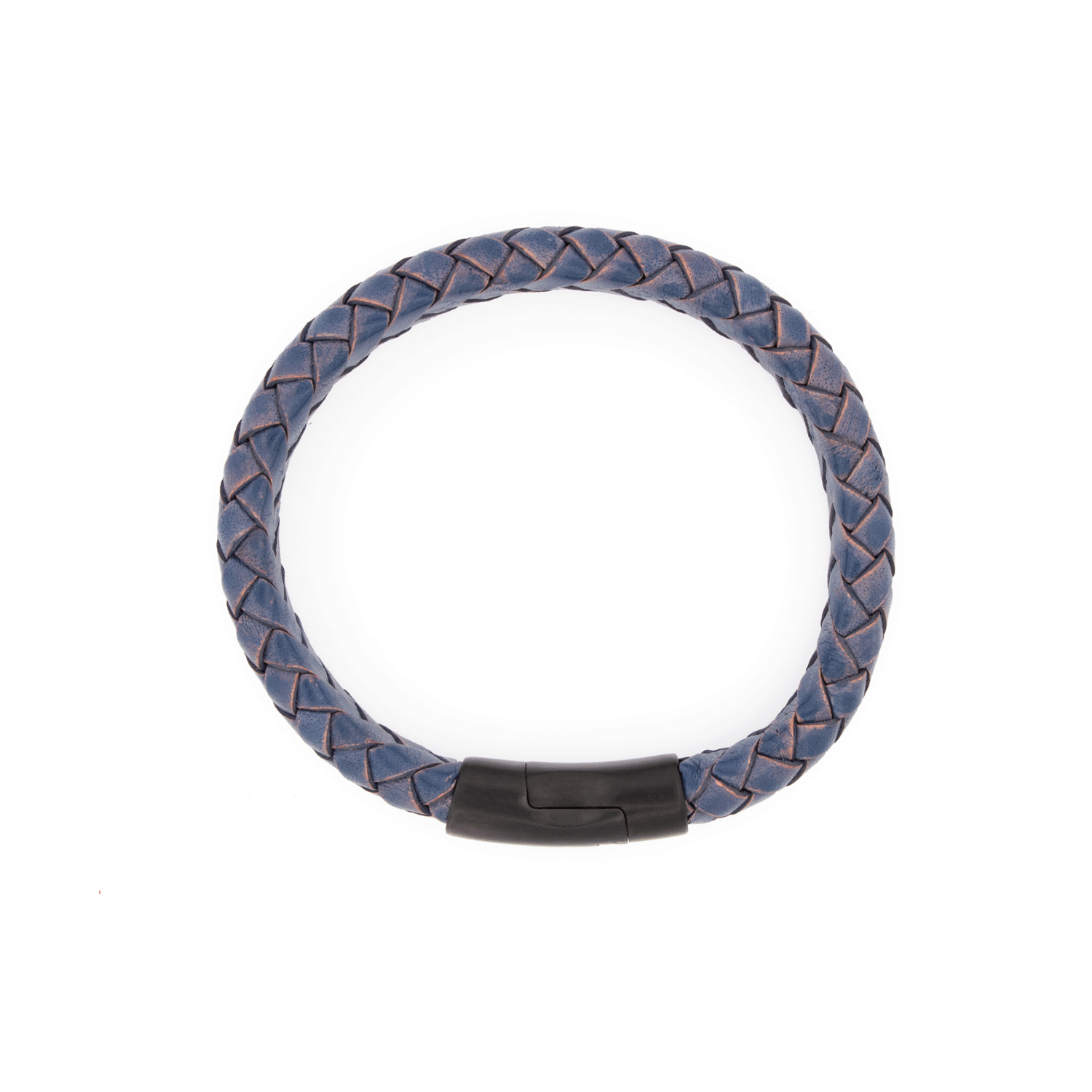 AMSTERDAM SIERAAD - Armband Leer Blauw