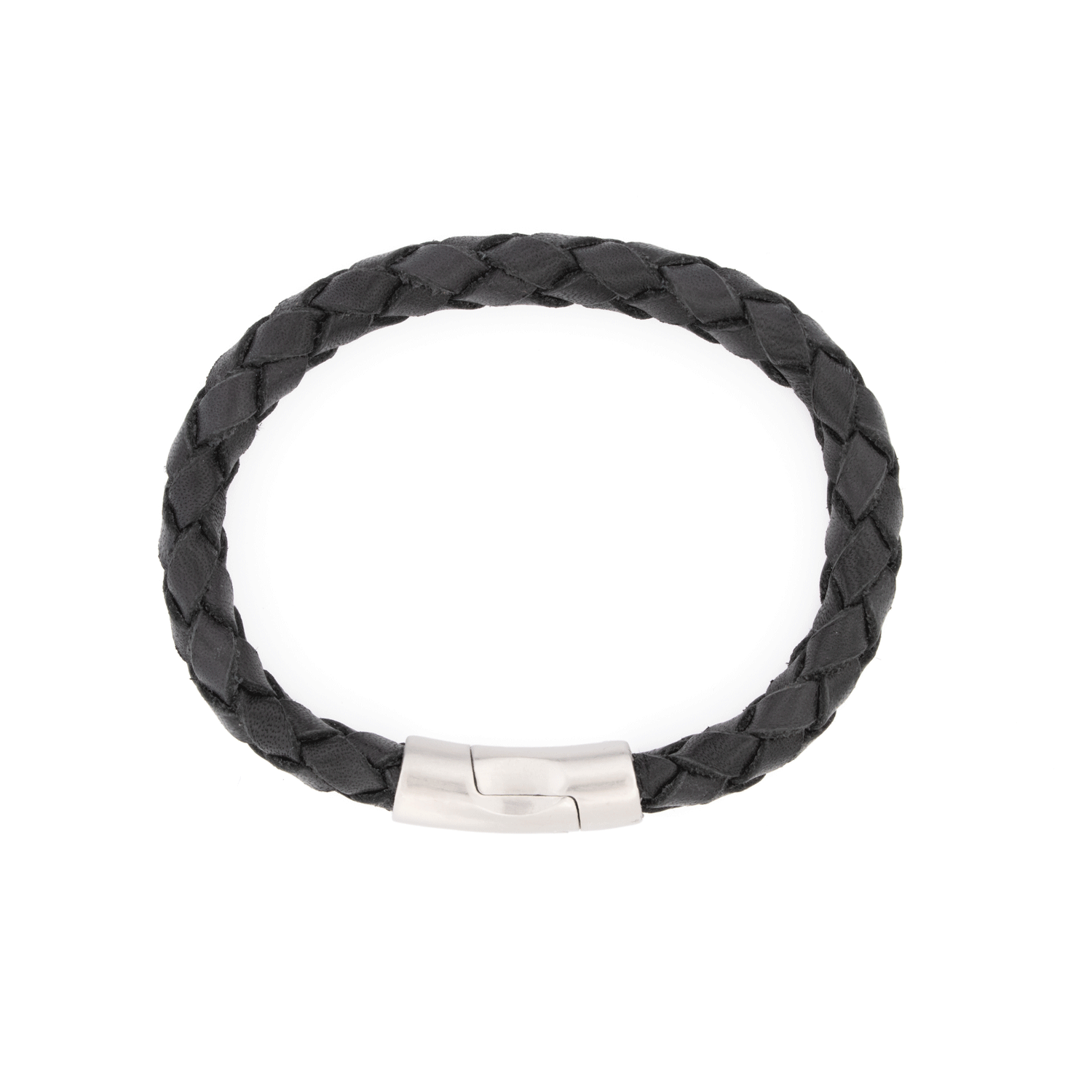 AMSTERDAM SIERAAD - Armband Leer Zwart